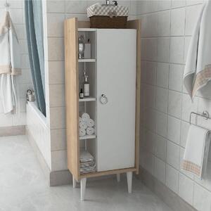 Dulap Mavade 4 (stejar + alb) . 1094225