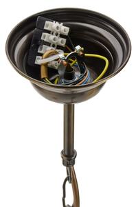 Jupiter 2173 - Lustru suspendat pe lanț ARES 5xE27/15W/230V bronz/patină