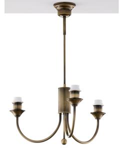 Jupiter 2132 - Candelabru pe tijă CLASSIC 3xE27/15W/230V bronz/patină/crem