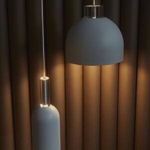 AYTM Lampă suspendată Luceo, rotundă, albă, Ø 28 cm, reglabil, Alb, Camera de zi / sufragerie, Metal, Design