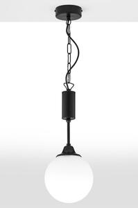 Jupiter 2171 - Candelabru suspendat pe lanț NOLA 1xE27/15W/230V negru
