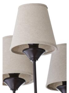 Jupiter 2165 - Candelabru pe tijă TILIA 6xE14/11W/230V maro/bej