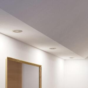 Eglo 902253 - Set de 3 spoturi LED încastrate BARRANCO pentru baie, 1x GU10/4,5W/230V, IP44, crom