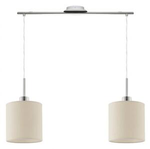 Eglo - Lustră LED pe cablu TUNJA, 2xE27/60W/230V, crem