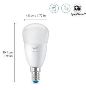 Bec LED RGBW dimabil WiZ P45 E27/4,9W/230V 2200-6500K CRI 90 Wi-Fi