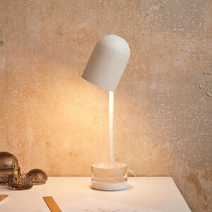 AYTM Lampa de masă Luceo, albă, Alb, Camera de zi / sufragerie, Metal, Design