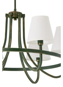 Jupiter 2183 - Lustru pe tijă LIWIA 6xE14/15W/230V verde/patină