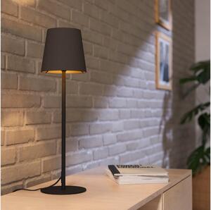 Eglo 901129 - Lampă de masă FIORANA 1xE14/40W/230V neagră/maro