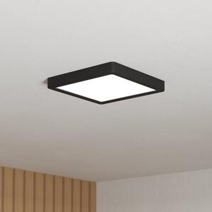 Eglo 901329 - Plafonieră LED FUEVA pentru baie, 10,5 W, 230 V, 22 x 22 cm, IP44, neagră