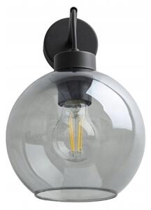 BRILAGI - Aplica de perete QUADRA 1xE27/60W/230V neagră/gri fumuriu