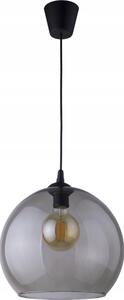 BRILAGI - Pendul pe cablu QUADRA 1xE27/60W/230V negru/gri fumuriu
