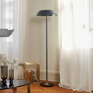 AYTM Cycnus lampă de podea, negru, fier, înălțime 160 cm, E27, Negru, Camera de zi / sufragerie, Metal, Design