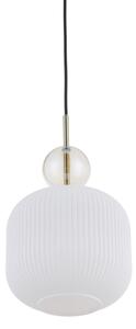 BRILAGI - Lustră pe cablu OLIVIA 1xE27/15W/230V negru/bej fumuriu/alb
