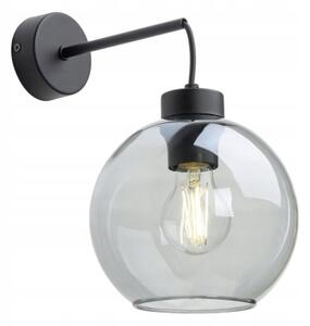BRILAGI - Aplica de perete QUADRA 1xE27/60W/230V neagră/gri fumuriu