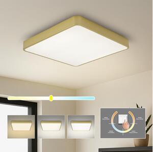 Brilagi - Plafonieră LED POOL, 36W, 230V, 3000/4000/6000K, 40x40 cm, auriu