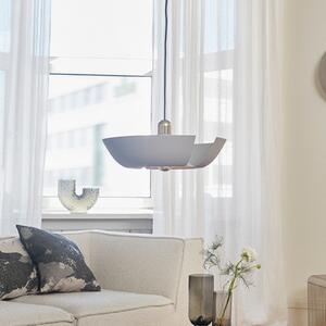 AYTM Lampă suspendată Cycnus, taupe, Ø 45 cm, aluminiu, E27, reglabil, Gri, Camera de zi / sufragerie, Aluminiu, Design