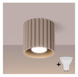 Brilagi - Spot LED SFERA 1xGU10/10W/230V, diam. 10 cm, taupe
