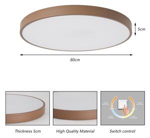Brilagi - Plafonieră LED POOL, 100 W, 230 V, 3000/4000/6000 K, 80 cm, maro