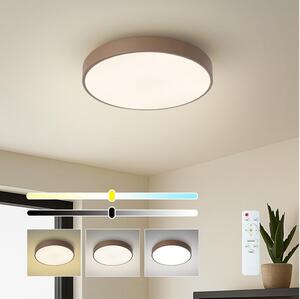 Brilagi - Plafonieră LED dimabilă POOL LED/36W/230V 3000-6000K 30 cm maro + telecomandă