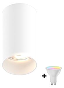 Zuma Line 92679-N - Spot LED RGBW dimmabil TUBA 1xGU10/4,8W/230V alb + telecomandă