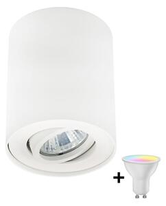 Zuma Line 20038-WH - Spot LED RGBW dimmabil RONDOO 1xGU10/4,8W/230V alb + telecomandă
