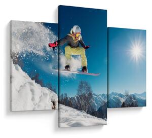 Tablou - Snowboarder (90x60 cm)