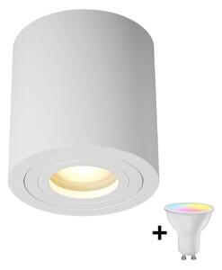 Zuma Line ACGU10-158-N - Spot LED RGBW dimabil 1x GU10/4,8W/230V IP44, alb, cu telecomandă