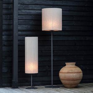 PR Home lampă de podea pentru exterior Agnar, gri închis/bej, 156 cm, Gri, Țesătură / Textil