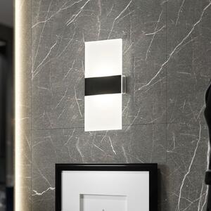 FH Lighting Aplică de perete Magnetics LED reîncărcabilă, negru, 22,5 cm înălțime, reglabil, Negru, Camera de zi / sufragerie, Metal, Modern