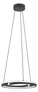 Eglo 901822 - Lustră LED reglabilă pe cablu MEZZOMONTE 2xLED/20W/230V negru + telecomandă