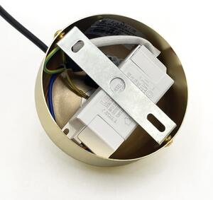 Lustră LED suspendată pe cablu BONNIE 10W/230V 3000K auriu