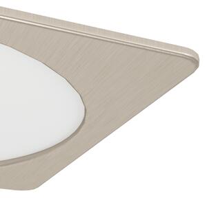 Eglo 901411 - Plafonieră LED încastrată FUEVA LED, 18,5 W, 230 V, 21,6 x 21,6 cm, crom