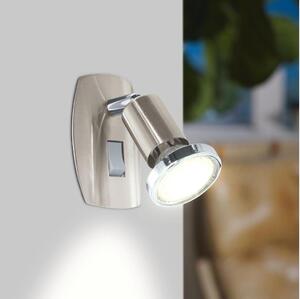 Eglo 902364 - Lampă LED pentru priză MINI, 1xGU10/2,8W/230V, crom mat