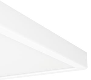 Eglo 901379 - Plafonieră LED RGBW FUEVA-Z, dimabilă, cu sticlă fumurie, LED 13,5 W, 230 V, 29,5 cm, IP44, alb