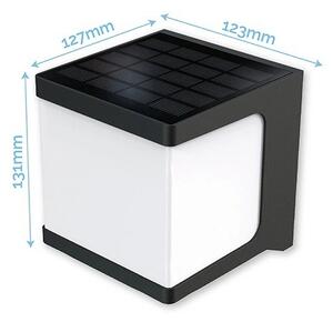 Viking - Aplică de perete solară LED cu senzor LED/1,5W/3,7V IP54 4000K