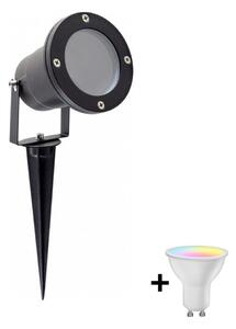 Lampă LED RGBW dimmabilă de exterior BLAKE 1xGU10/4,8W/230V IP65 + telecomandă