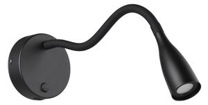 Eglo 901781 - Lampă de perete flexibilă LED cu USB OLIVANDINO, 3,8 W, 230 V, negru