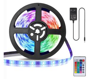 Bandă LED RGB dimabilă Aigostar 3m LED/24W/12/230V IP65 + telecomandă