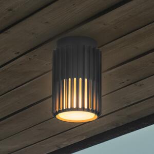 Nordlux Lumină exterioară pentru tavan Aludra, IP54, antracit, aluminiu, reglabil, Negru, Aluminiu, Design