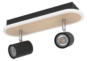 Eglo 901632 - Spot LED RIMBOCCHI, 12W, 230V, maro/negru