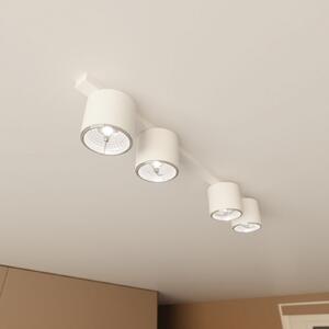 EMIBIG LIGHTING Plafonieră Nano, albă, 4 becuri, metal, reglabil, Alb, Camera de zi / sufragerie, Metal, Modern