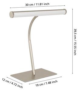 Eglo 901982 - Lampă de birou LED dimabilă RICCIONE LED/5W/230V 2700/4000/6500K crom