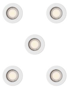 Philips - Set de 5 spoturi încastrate PERIDOT 1xGU10/7W/230V alb