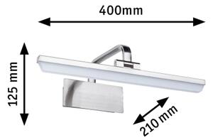 Paulmann RENAN 95572 - Aplică LED 9,5 W pentru tablouri, 230 V, 40 cm, crom mat