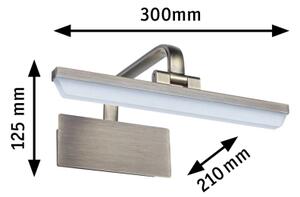 Paulmann 95568 - Lampă pentru tablou RENAN LED/6W 230V 30 cm alamă