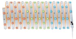 Paulmann 3989 - Bandă LED RGBW dimabilă, 19W, TIP, 10 m, 230V + telecomandă