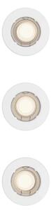 Philips - Set de 3 spoturi încastrate PERIDOT 1xGU10/7W/230V alb