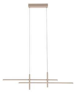 Eglo 901887 - Lustră LED suspendată pe cablu TREPILIANO LED/20W/230V bej