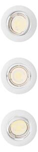 Philips - Set de 3 spoturi încastrate PERIDOT 1xGU10/7W/230V, alb