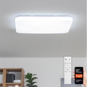 Brilagi - Plafonieră Smart LED dimabilă, 36W/230V, 53x53 cm, Wi-Fi Tuya + telecomandă